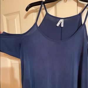 thin straps and off the shoulder